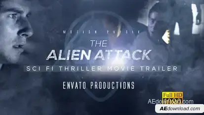 Sci Fi Thriller Movie Trailer Openers template preview