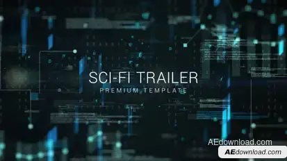Sci-Fi Trailer Titles template preview