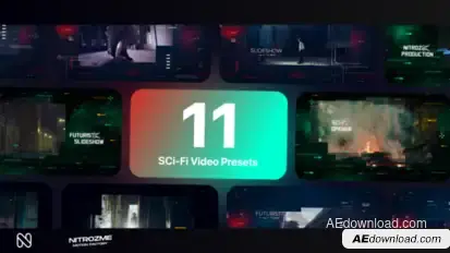 Sci-Fi Typography Vol. 02 Titles template preview