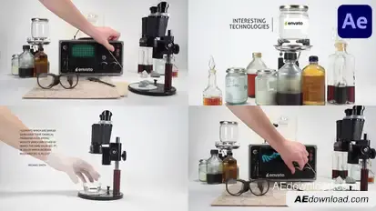Science for After Effects Openers template preview