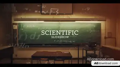 Science Slideshow Video Displays template preview