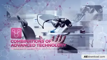 Scientific Slideshow Video Displays template preview