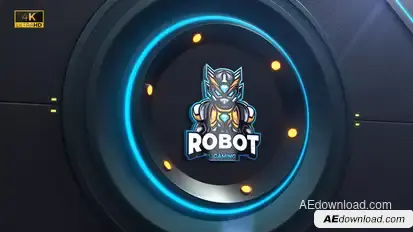 SciFi Gate Logo Transition Elements template preview