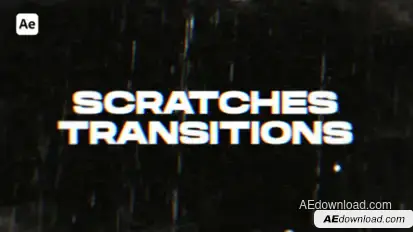 Scratches Transitions Elements template preview