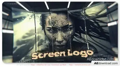 Screen Logo ID Titles template preview