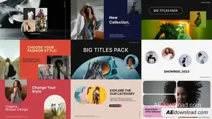 Screens Big Titles 02 Titles template preview