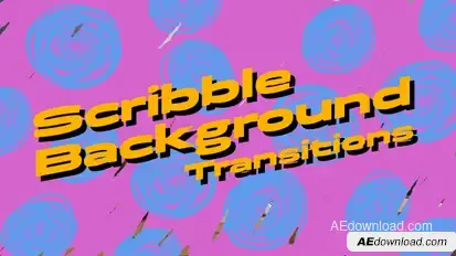 Scribble Background Transitions Elements template preview