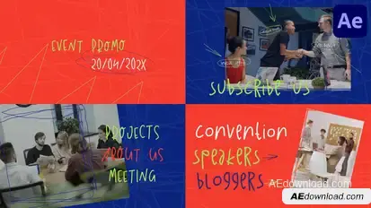 Scribble Event Promo for After Effects Openers template preview