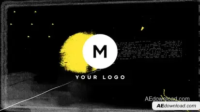 Scribble Grunge Distortion Logo Logo Stings template preview