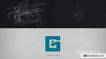 Scribble Logo Bumper Logo Stings template preview
