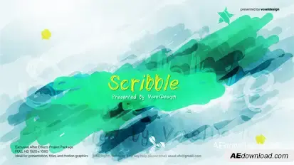 Scribble Show Opener Openers template preview