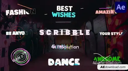 Scribble Titles | After Effects Titles template preview