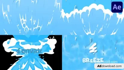 Sea Breeze Logo Opener for After Effects Logo Stings template preview