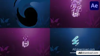 Sea ​​Depth Logo | After Effects Logo Stings template preview