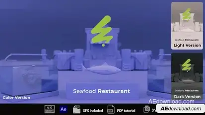 Seafood Restaurant Promo Openers template preview