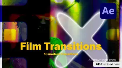 Seamless Film Transitions Elements template preview
