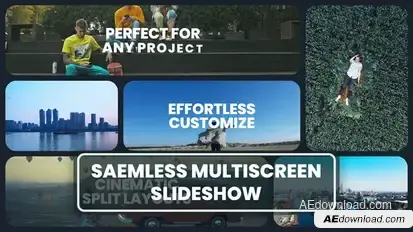 Seamless Multiscreen Slideshow Video Displays template preview