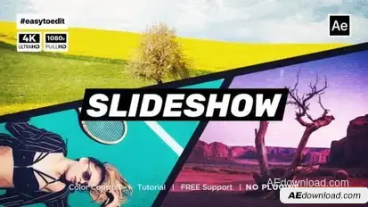Seamless Slideshow Openers template preview