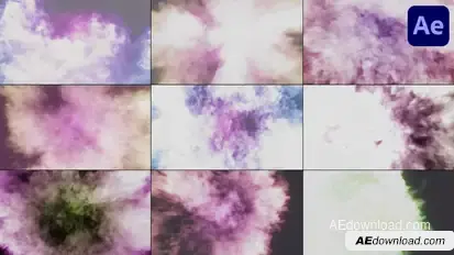 Seamless Smoke Transitions for After Effects Elements template preview