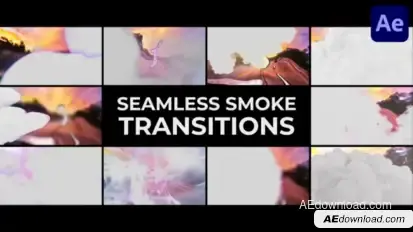 Seamless Smoke Transitions for After Effects Elements template preview