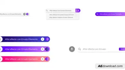Search Bar Elements template preview