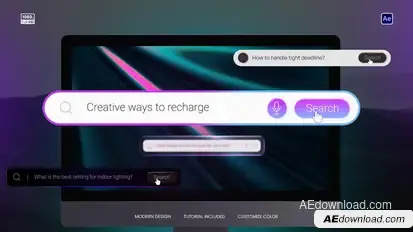Search Bar Elements template preview