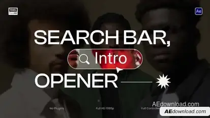 Search Bar Intro Opener Openers template preview