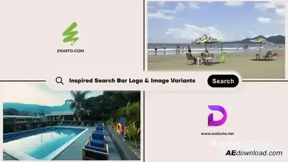 Search Bar Logo & Image  | 4K Elements template preview