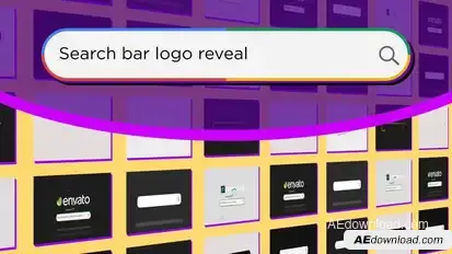 Search Bar Logo Logo Stings template preview