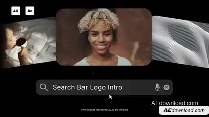 Search Bar Logo Intro Logo Stings template preview
