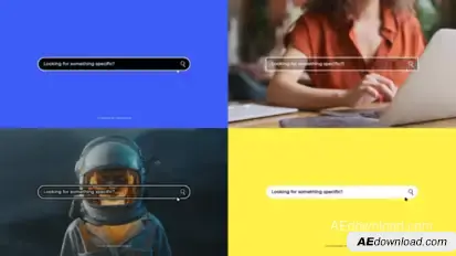 Search Bar Logo Reveal Logo Stings template preview