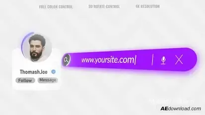 Search Bar Subscribe Elements template preview