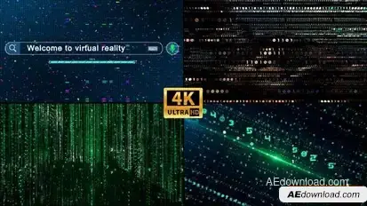 Search in Digital Space Openers template preview