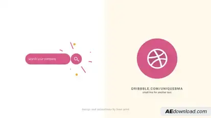 Search Logo Reveals Logo Stings template preview