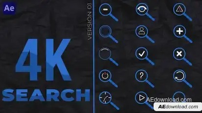 Search pack V.01 Elements template preview