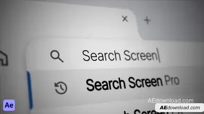 Search Screen Pro - Typing Animation Elements template preview