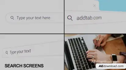 Search Screens Elements template preview
