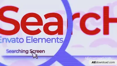 Searching Screen Product Promo template preview