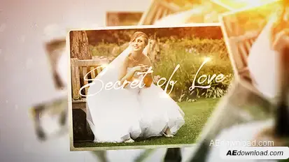 Secret of Love Video Displays template preview