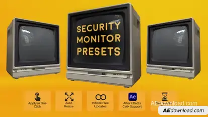 Security Monitor Presets Elements template preview