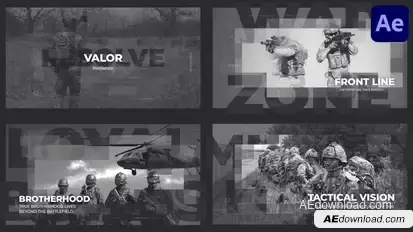 Sergeant Military Opener for After Effects Openers template preview