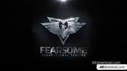 Shadow Dust Reveal Logo Stings template preview