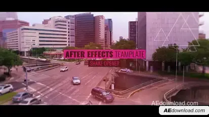 Shake Opener Video Displays template preview