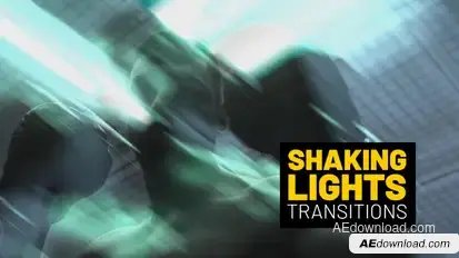 Shaking Lights Transitions | After Effects Elements template preview