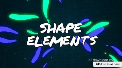Shape Elements // After Effects Elements template preview
