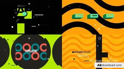 Shape Intro Openers template preview