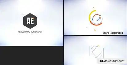 Shape Logo Opener - Teja Logo Stings template preview