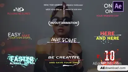 Shape Titles | After Effects Titles template preview