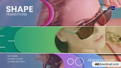 Shape Transitions Elements template preview