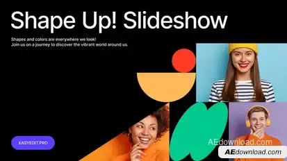 Shape Up Slideshow Product Promo template preview